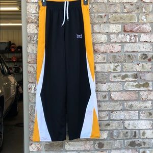 Reversible track pants